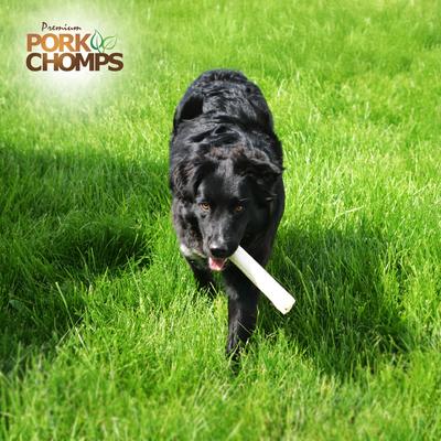 Show full view: Pork Chomps Baked Pork Rolls Dog Treats, 8-in, 18 count slide 7 of 11
