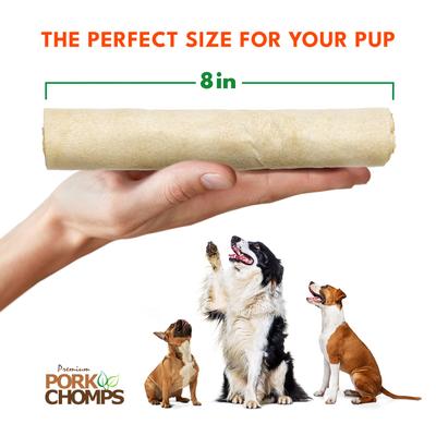 Show full view: Pork Chomps Baked Pork Rolls Dog Treats, 8-in roll, 2 count slide 6 of 12