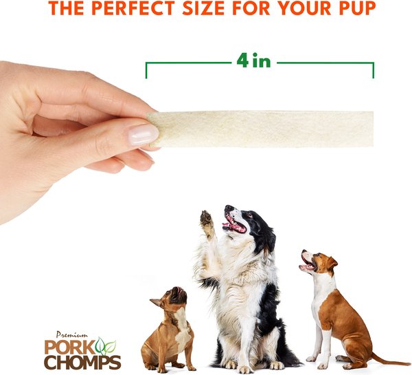 Show full view: Pork Chomps Baked Pork Strips Dog Treats, 10-oz bag slide 6 of 10