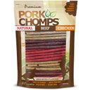 Pork Chomps Munchy Sticks Dog Treats, 100 count