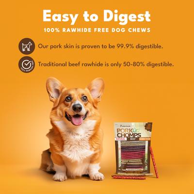 Show full view: Pork Chomps Munchy Sticks Dog Treats, 100 count slide 4 of 10