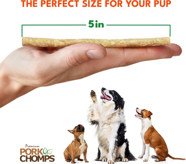 Premium Pork Chomps Munchy Sticks Dog Treats
