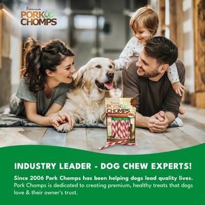 Show full view: Pork Chomps Pepperoni Flavor Twists Dog Treats, Mini, 30 count slide 8 of 12