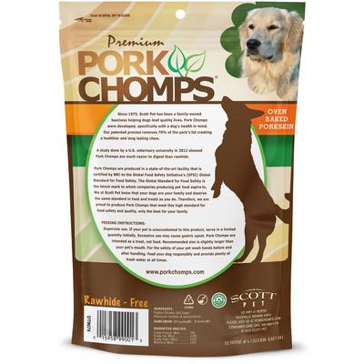 Show full view: Pork Chomps Real Chicken Wrapped Twists Dog Treats, Large, 4 count slide 3 of 10