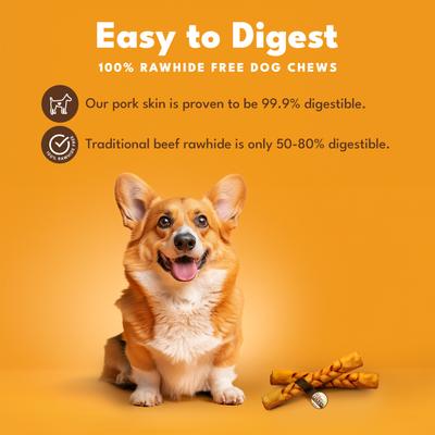 Show full view: Pork Chomps Roasted Braid Dog Treat, 10-in slide 4 of 10