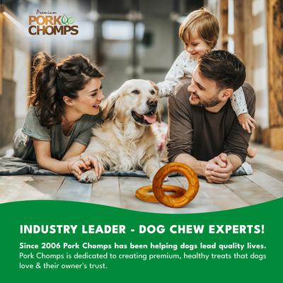 Show full view: Pork Chomps Roasted Donut Dog Treat, 6-in donut slide 8 of 10