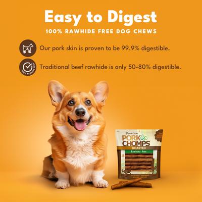 Show full view: Pork Chomps Roasted Twists Dog Treats, Large, 15 count slide 8 of 12