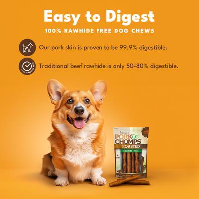 Show full view: Pork Chomps Roasted Twists Dog Treats, Large, 4 count slide 8 of 12