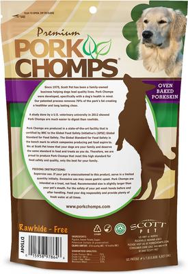Show full view: Pork Chomps Sweet Potato Wrapped Twists Dog Treats, Large, 4 count slide 3 of 9