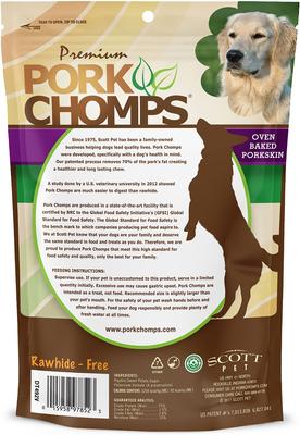 Show full view: Pork Chomps Sweet Potato Wrapped Twists Dog Treats, Mini, 12 count slide 3 of 11