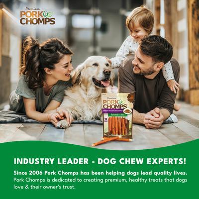 Show full view: Pork Chomps Sweet Potato Wrapped Twists Dog Treats, Mini, 12 count slide 8 of 11