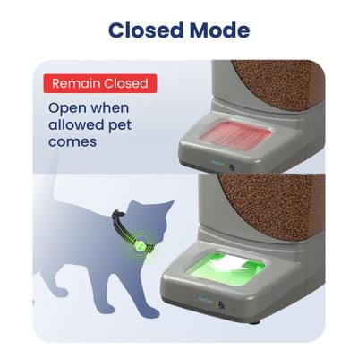 Show full view: PortionPro Rx Automated RFID Dog & Cat Feeder, Gray slide 4 of 9