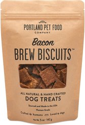Portland Pet Food Company Bacon Brew Biscuits Dog Treats, 5-oz bag