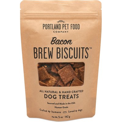 Portland Pet Food Company Portland Pet Food Company Bacon Brew Biscuits Dog Treats, 5-oz bag