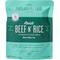 Show in main carousel: Portland Pet Food Company Rosie's Beef N' Rice Homestyle Wet Dog Food Topper, 9-oz pouch, case of 4 slide 1 of 11