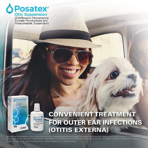 Show full view: Posatex Otic Suspension for Dogs, 15-g slide 5 of 9