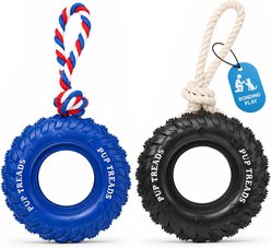 Potaroma Tire with Rope Tug Dog Toy