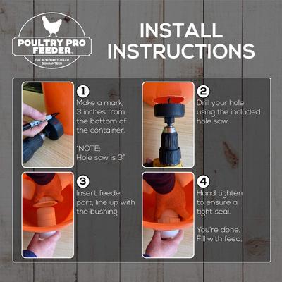 Show full view: Poultry Pro Feeder Poultry Feeding System slide 4 of 6