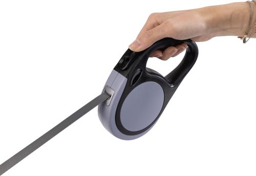 Show full view: Pounce + Fetch 10-ft Retractable Dog Leash, Grey, Small slide 7 of 9