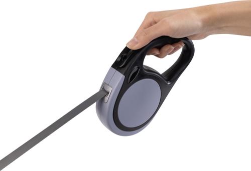 Show full view: Pounce + Fetch 16-ft Retractable Dog Leash, Grey, Large slide 8 of 8