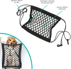 Pounce + Fetch Adjustable Nylon Seatbelt Dog Leash, Black slide 2 of 4