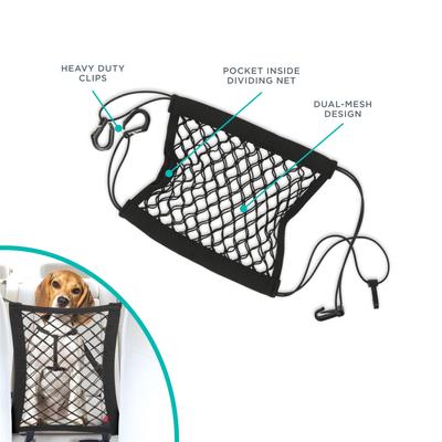 Show full view: Pounce + Fetch Adjustable Nylon Seatbelt Dog Leash, Black slide 4 of 4