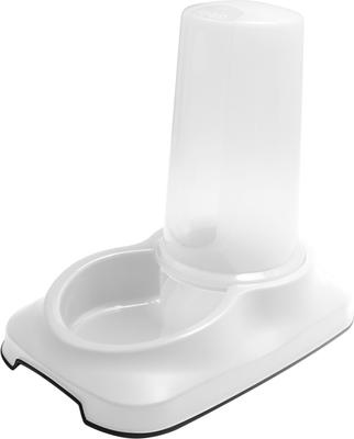 Show full view: Pounce + Fetch Cat & Dog Automatic Feeder & Water Dispenser, White, 3.5-lit slide 5 of 10