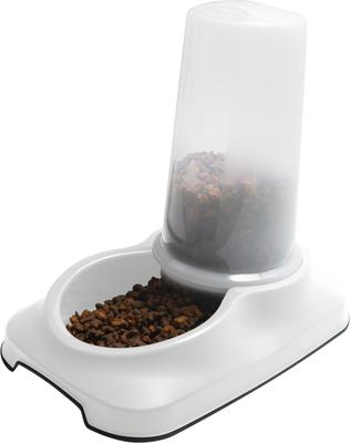 Show full view: Pounce + Fetch Cat & Dog Automatic Feeder & Water Dispenser, White, 3.5-lit slide 6 of 10