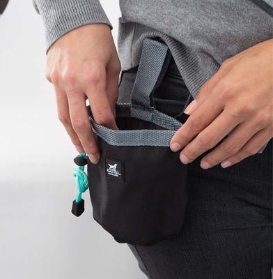 Show full view: Pounce + Fetch Cat & Dog Training Treats Pouch, Black slide 6 of 6