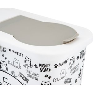 Pounce + Fetch Dry Pet Food Storage Container, 3-gal, Cat