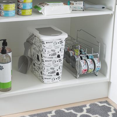 Show full view: Pounce + Fetch Dry Pet Food Storage Container, 3-gal, Cat slide 7 of 8