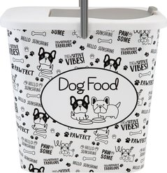 Pounce + Fetch Dry Pet Food Storage Container, 3-gal, Dog