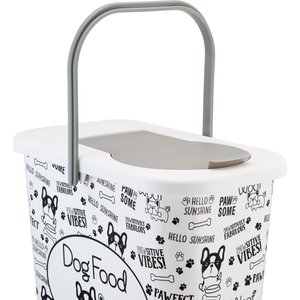 Pounce + Fetch Dry Pet Food Storage Container, 3-gal, Dog