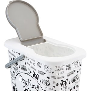 Pounce + Fetch Dry Pet Food Storage Container, 3-gal, Dog