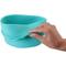 Show in main carousel: Pounce + Fetch Heavy Duty Silicone Travel Bag Bowl, Aqua, 4-cup slide 4 of 9