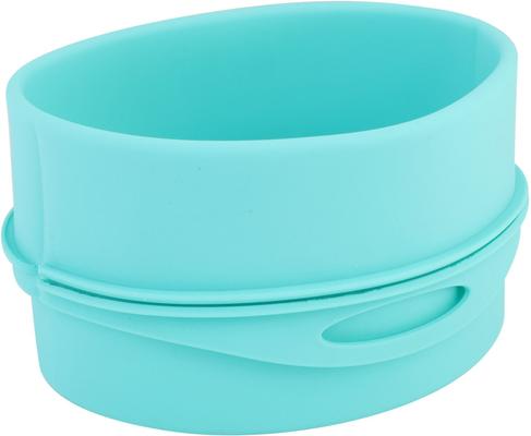 Show full view: Pounce + Fetch Heavy Duty Silicone Travel Bag Bowl, Aqua, 4-cup slide 7 of 9