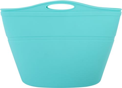 Show full view: Pounce + Fetch Heavy Duty Silicone Travel Bag Bowl, Aqua, 4-cup slide 9 of 9