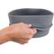 Show in main carousel: Pounce + Fetch Heavy Duty Silicone Travel Bag Bowl, Gray, 4-cup slide 7 of 8