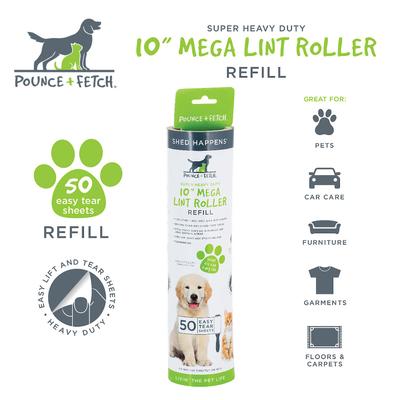 Show full view: Pounce + Fetch Mega Lint Roller Refill, 50 count slide 2 of 2