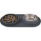 Show in main carousel: Pounce + Fetch Silicone Double Bowl Slow Feeder, 10-oz, Grey slide 3 of 7