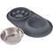 Show in main carousel: Pounce + Fetch Silicone Double Bowl Slow Feeder, 10-oz, Grey slide 5 of 7