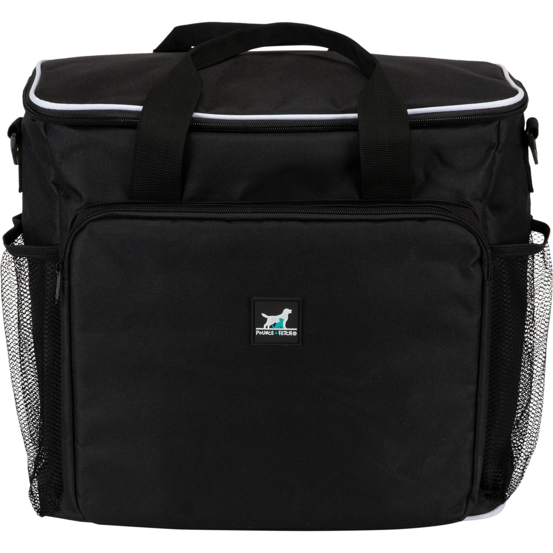 Pounce + Fetch Weekender Dog Food Travel Kit, Black, Large