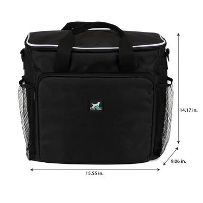 Show full view: Pounce + Fetch Weekender Dog Food Travel Kit, Black, Large slide 8 of 10