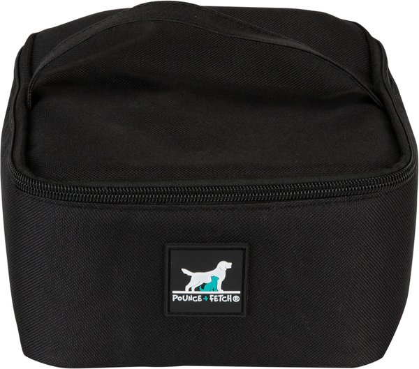 Show full view: Pounce + Fetch Weekender Dog Food Travel Kit, Black, Large slide 9 of 9