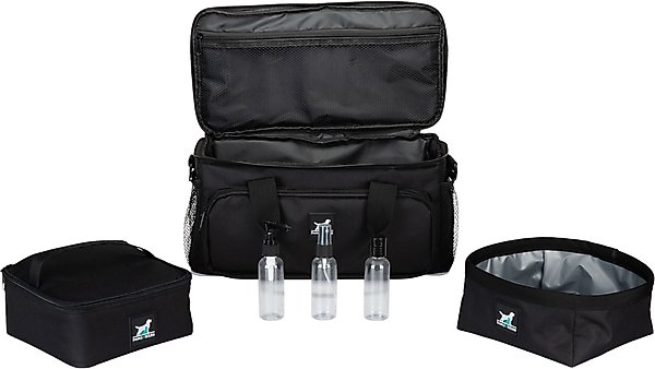 Show full view: Pounce + Fetch Weekender Dog Travel Bag, Black, Small slide 3 of 4