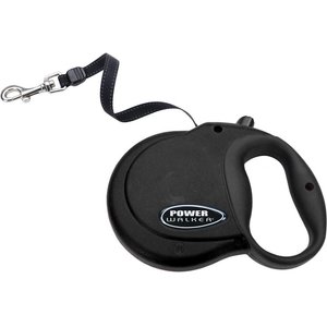 Power Walker Retractable Dog Leash, Black