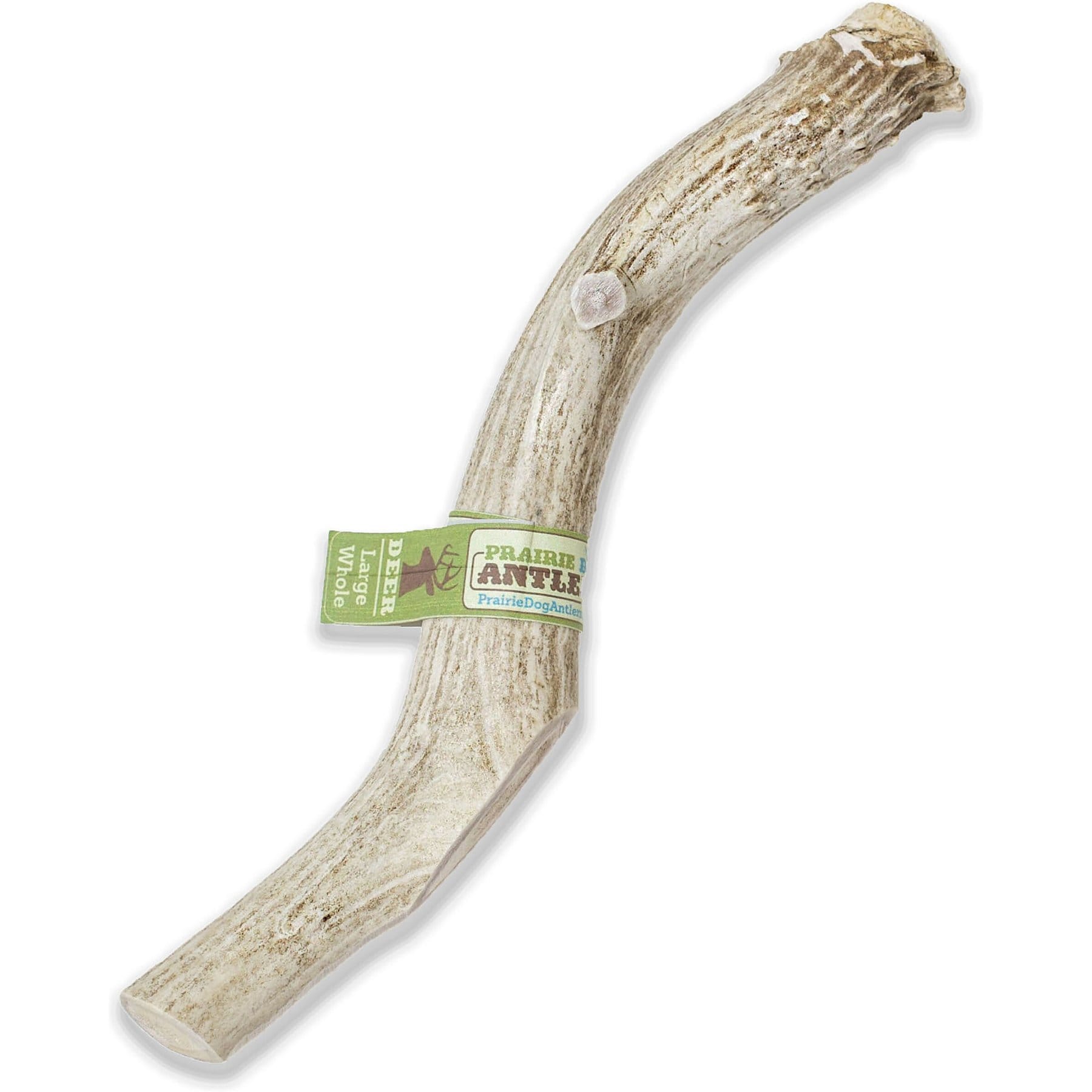 Prairie Dog Whole Deer Antler Dog Chews, 8 - 9.5 in