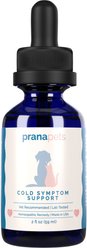 Prana Pets Cold Symptom Support for Sneezing, Coughing, Wheezing Liquid Supplement for Cats & Dogs, 2-oz bottle slide 2 of 6