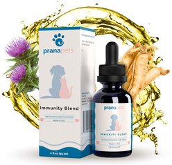 Prana Pets Immunity Blend Immune Health Liquid Cat & Dog Supplement, 2-fl oz bottle