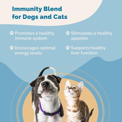 Show full view: Prana Pets Immunity Blend Immune Health Liquid Cat & Dog Supplement, 2-fl oz bottle slide 4 of 10
